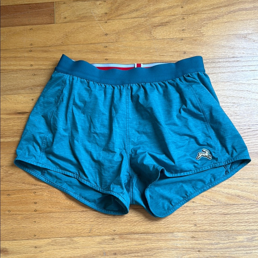 Tracksmith Women's Athletic Shorts in Teal